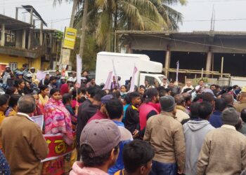 শিলচর-কালাইন সড়কে অবরোধ