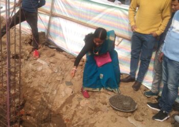 সোনাই বাজারে  ফিস মার্কেটের শিলান্যাস