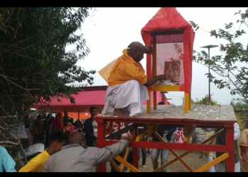 মকর সংক্রান্তিতে কৃষ্ণপুর সন্ন্যাসী বাবার আশ্রমে উৎসব পালিত