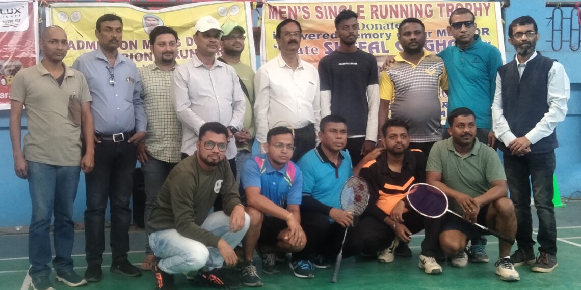 বরাক ব্যাডমিন্টনে মিডিয়ায় চ্যাম্পিয়ন বিশাল