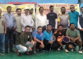 বরাক ব্যাডমিন্টনে মিডিয়ায় চ্যাম্পিয়ন বিশাল