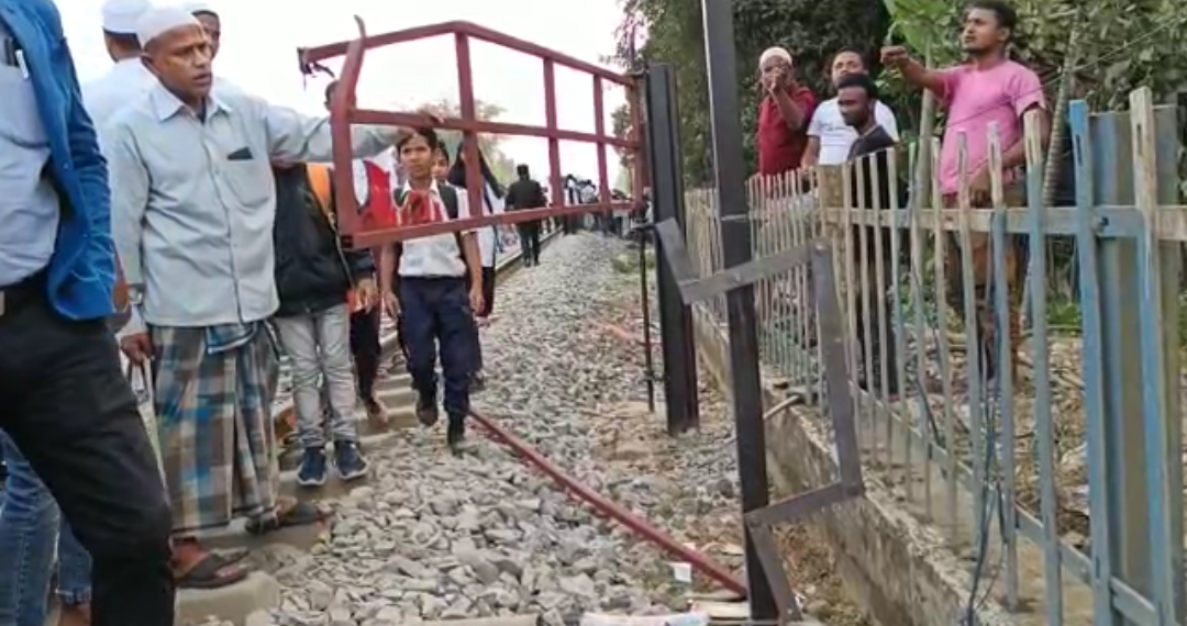 আছিমগঞ্জে  মর্মান্তিক রেল দুর্ঘটনায় হত যুবক, আহত এক