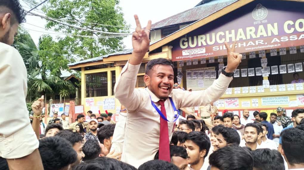 জিসি কলেজে এবিভিপির ক্লিনসুইপ