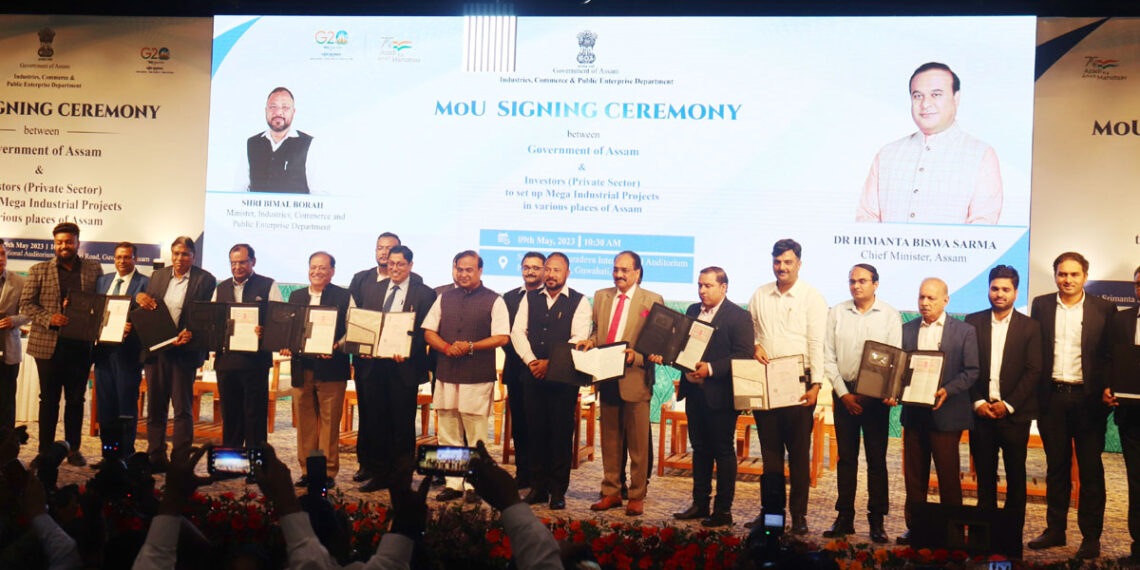 ৮,২০০ কোটির ৮টি প্ৰকল্পে মউ স্বাক্ষর অসমে