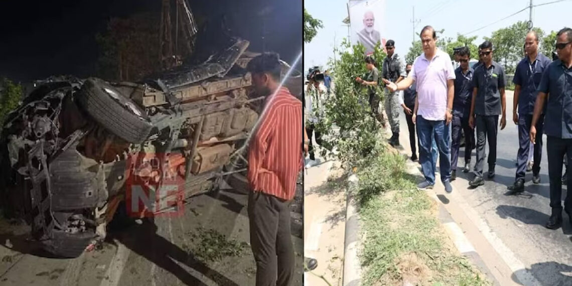 অসমে ভয়াবহ দুর্ঘটনায় সাত ইঞ্জিনিয়ারিং পড়ুয়ার মৃত্যু
