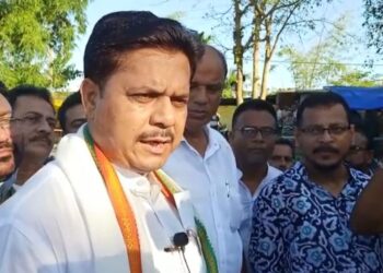 বুধবার শিলচরে প্রদেশ কংগ্রেস সভাপতি ভূপেন বরা