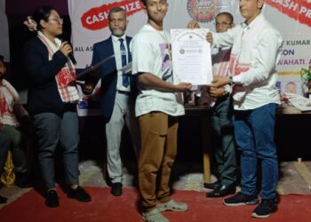 পাওয়ারলিফটিং চ্যাম্পিয়নশিপে সোনা জয় হাইলাকান্দির দেবাশিস -অরূপের