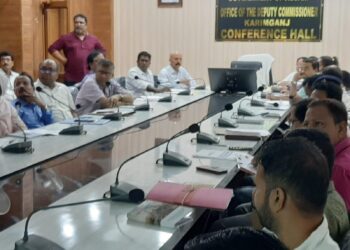 বন্যা ব্যবস্থাপনা, পর্যালোচনা সভা করিমগঞ্জে