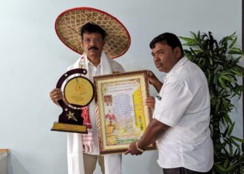 গুয়াহাটিতে সম্মানিত বড়খলার প্রাক্তন বিধায়ক কিশোর নাথ