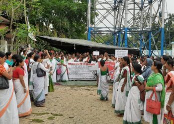 রাজ্যজুড়ে অঙ্গনওয়াড়ি কর্মীরা আন্দোলনে