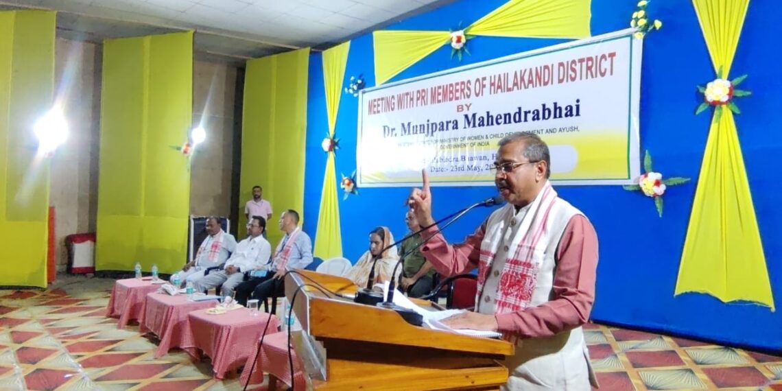 ‘উচ্চাকাঙ্ক্ষী’ জেলা হাইলাকান্দি, তকমা মুছে ফেলার আহ্বান কেন্দ্রীয় মন্ত্রীর