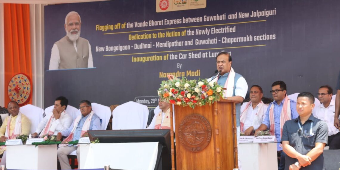 অসমে প্রথম বন্দেভারত এক্সপ্রেসের সূচনা করলেন প্ৰধানমন্ত্ৰী