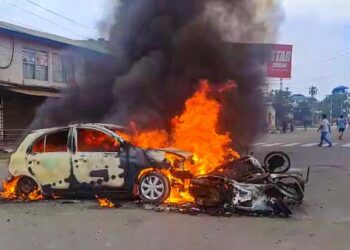 হিংসাতপ্ত মণিপুরে ৫৪ জনের প্রাণহানি