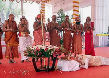 নয়া সংসদ ভবনের উদ্বোধন করলেন মোদি