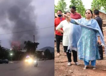 মণিপুরে একমাত্র মহিলা মন্ত্রীর বাড়িতে আগুন দিল উগ্র জনতা