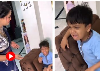 মেকআপের পর মাকে চিনতেই পারল না শিশু