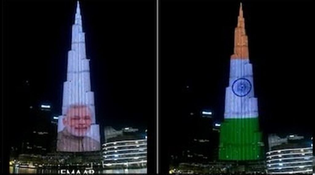 তেরঙায় সাজল বুর্জ খলিফা