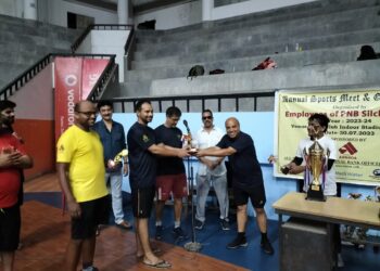 পিএনবি শিলচর সার্কেলের কর্মচারীদের স্পোর্টস মিট
