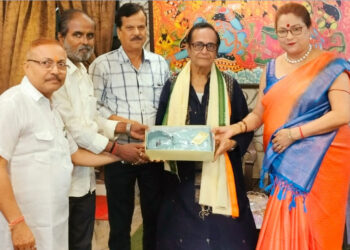 সাংবাদিক মানস বন্দোপাধ্যায়কে শিলচরে সংবর্ধনা