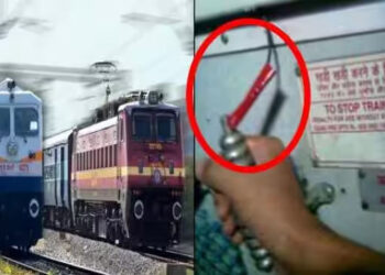 চেন টেনে ট্রেন থামিয়ে গ্রেফতার যাত্রী