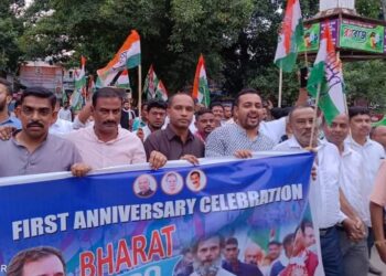 শিলচরে কংগ্রেসের ৱ্যালিতে পুলিশের বাধা, গ্রেফতারি