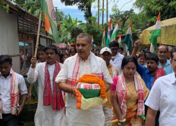 জিরিঘাট পঞ্চায়েতে ‘অমৃত কলস যাত্রা’, মাটি সংগ্রহ কৌশিকের