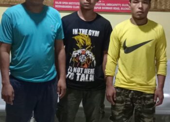 ‌সোনাইয়ে ধৃত মণিপুরের তিন “উদ্বাস্তু” ডাকাত