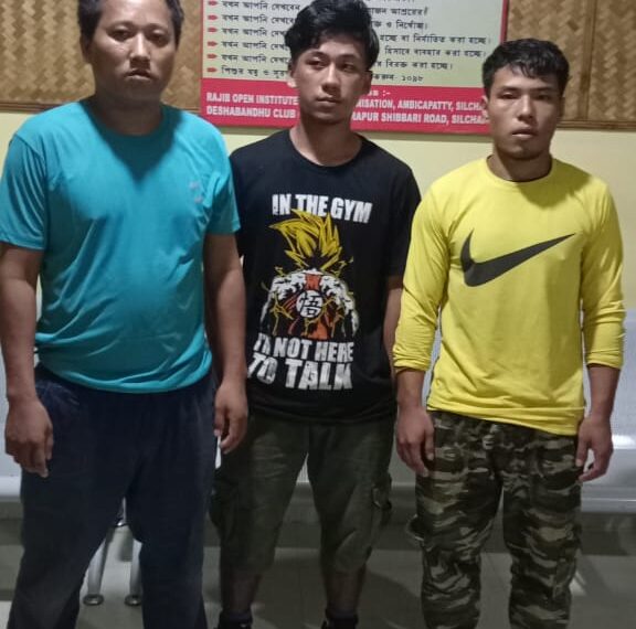 ‌সোনাইয়ে ধৃত মণিপুরের তিন “উদ্বাস্তু” ডাকাত