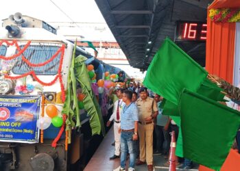 শিলচর -সেকেন্দ্রাবাদ ট্রেনের যাত্রারম্ভ