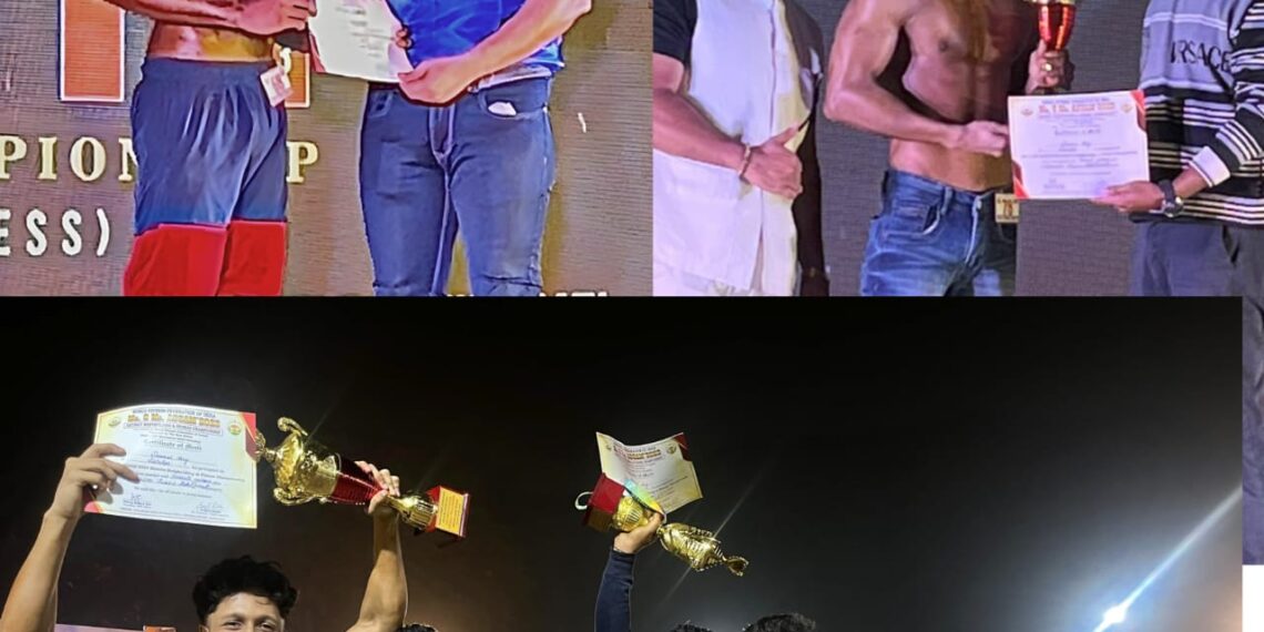 রাজ্য বডি বিল্ডিং প্রতিযোগিতায় দারুণ ফল শাওন, সম্রাটের