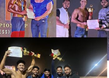 রাজ্য বডি বিল্ডিং প্রতিযোগিতায় দারুণ ফল শাওন, সম্রাটের