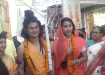 রাম – জোয়ারে ভাসমান শিলচরে অকাল দীপাবলি