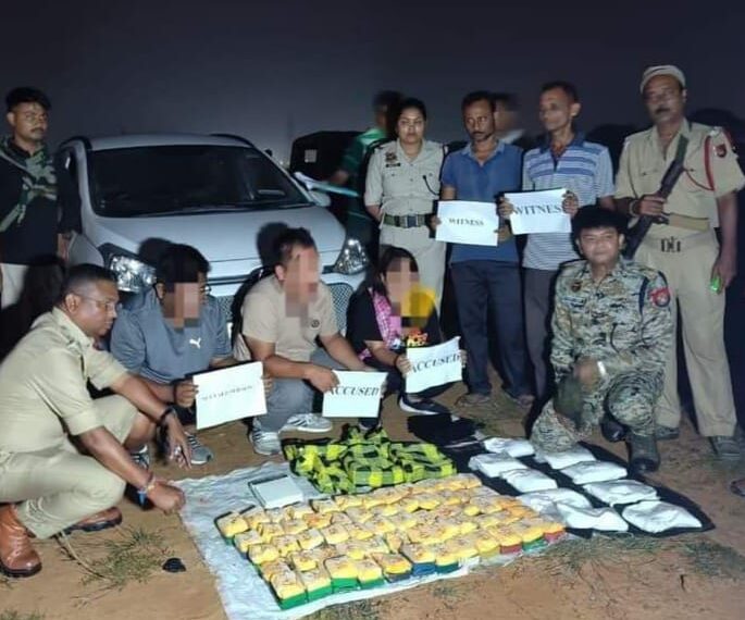 শিলচর বাইপাসে বাজেয়াপ্ত ১০৫ কোটির হেরোইন, ধৃত মিজো দম্পতি সহ ৩