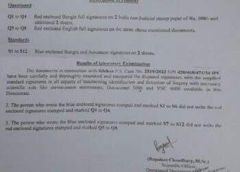 সই জাল করে জমি হড়প !  অভিযোগে সিলমোহর ফরেনসিক বিভাগের