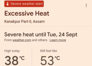 তীব্র দাবদাহে পুড়ছে শিলচর