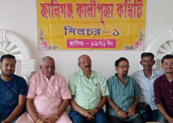 জানিগঞ্জে আদিযোগী মন্দিরের আদলে মণ্ডপ,  থ্রিডি লেজার শো সহ গুচ্ছ চমকের প্রস্তুতি