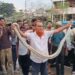 মেহেরপুর কাঁঠাল পয়েন্টে  ১০ ফুট লম্বা অজগর সাপ উদ্ধার