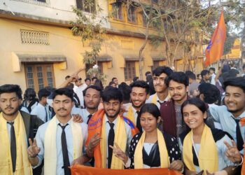 করিমগঞ্জ কলেজের ছাত্র সংসদ দখলে রাখল এবিভিপি